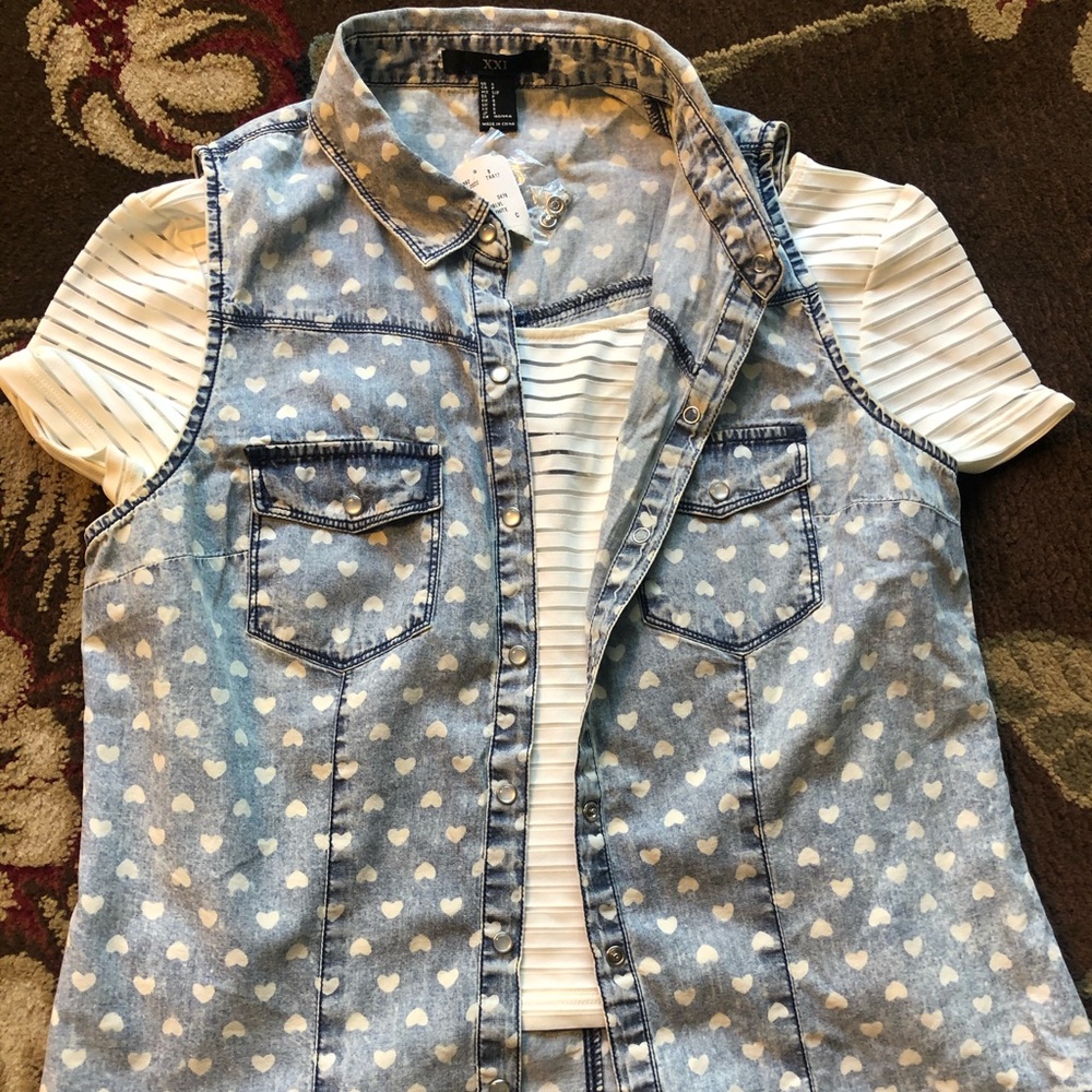 Cute new forever 21 vest.